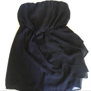 • LBD mini strapless dress sz large